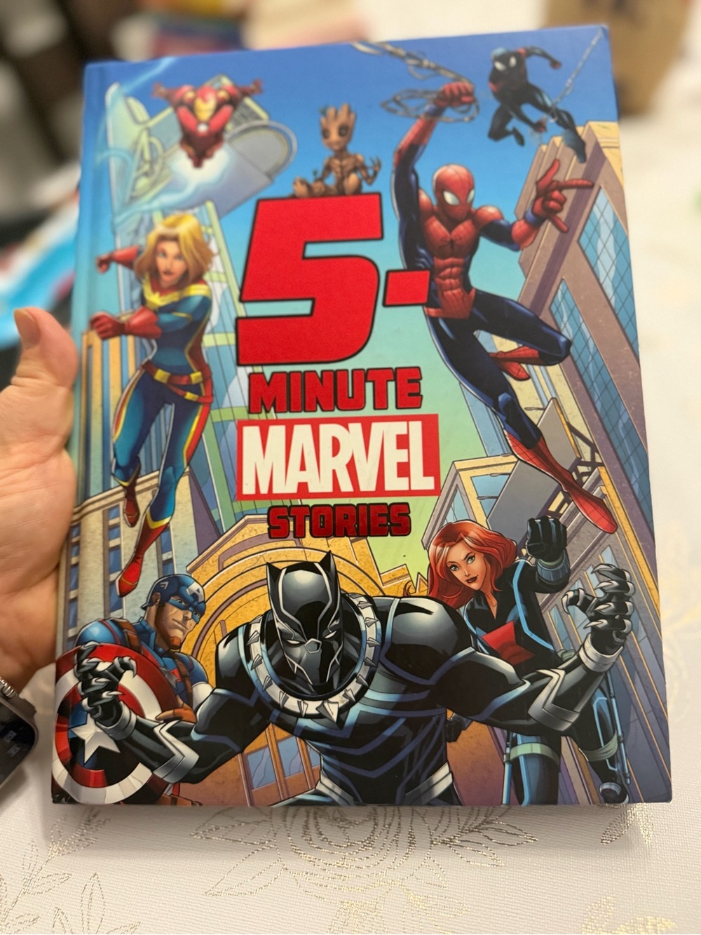 Marvel 5-Minute Stories Hardcover Book (2019) - Spider-Man Avengers Iron Man